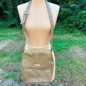 NWOT Vintage Michael Stevens Reptile Crossbody Bag